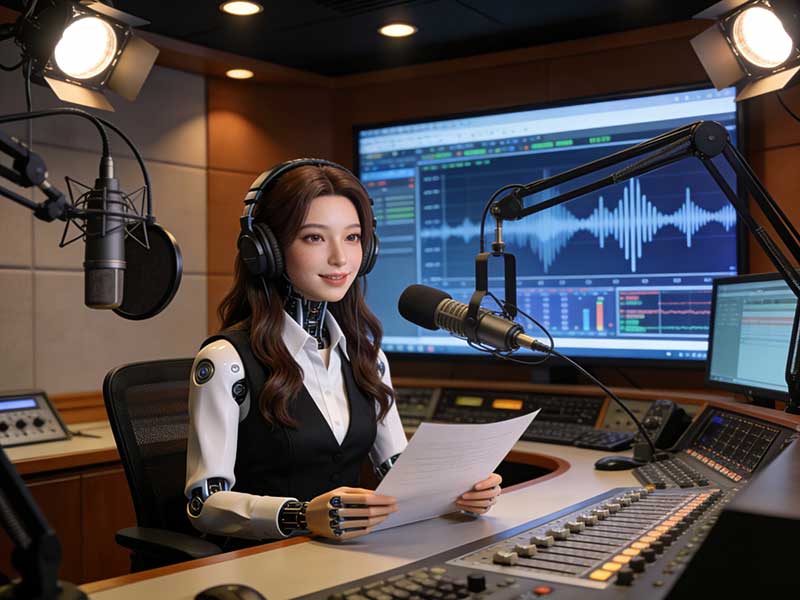 AI主播進(jìn)電臺(tái)：當(dāng)傳統(tǒng)電波遇見(jiàn)未來(lái)之聲